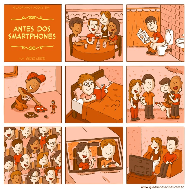 a vida antes dos smartphones