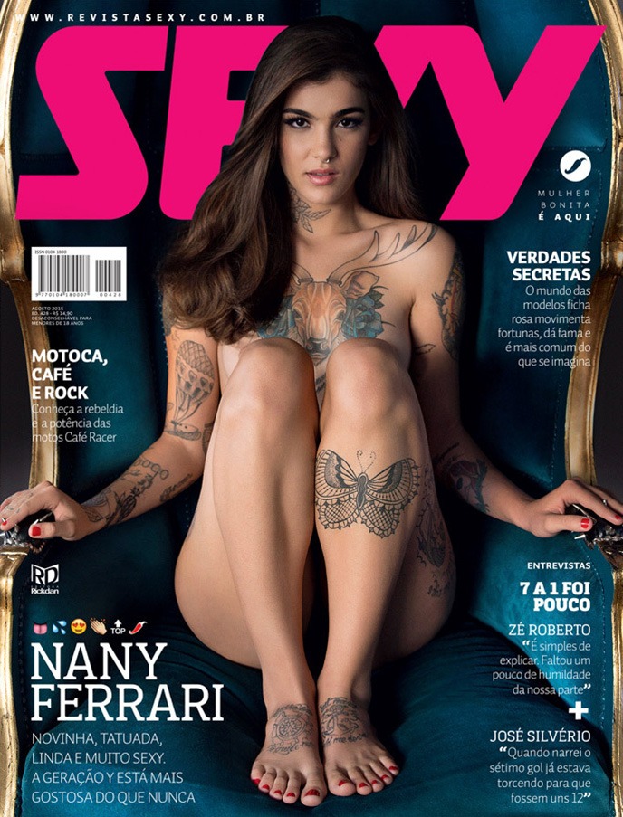 revista sexy agosto 2015 nany ferrari