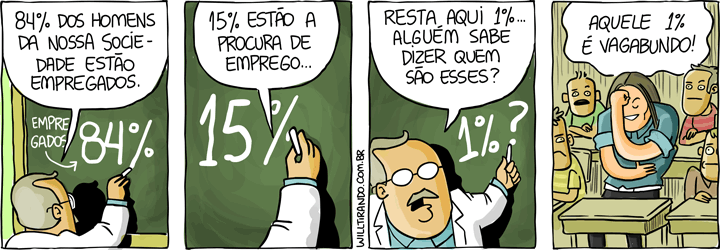 aquele 1% é vagabundo