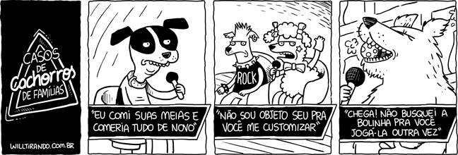 casos de cachorros de família - seu jeca