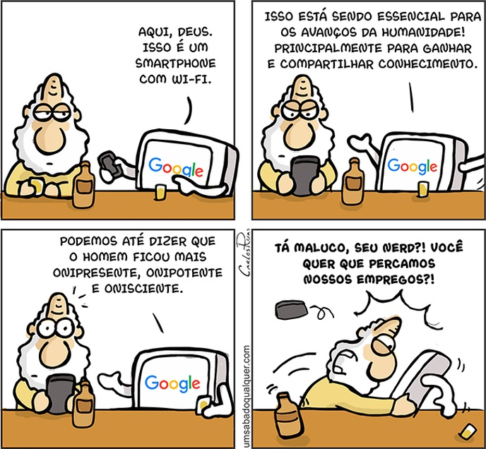 deus não gosta de smartphone