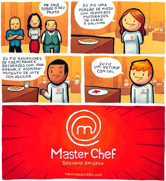 Master Chef :: Sozinho em casa - Seu Jeca.