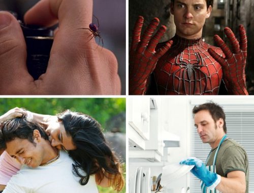 picada de aranha vs mordida de mulher