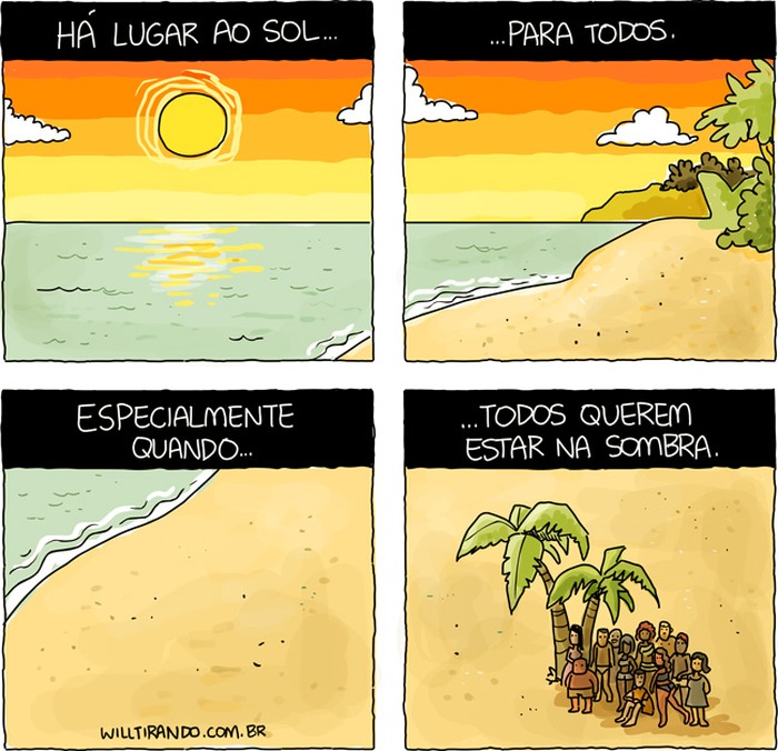 lugar ao sol