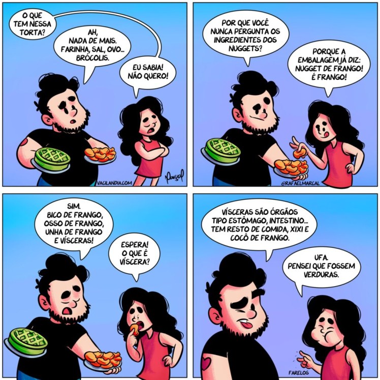 nuggets vs verduras