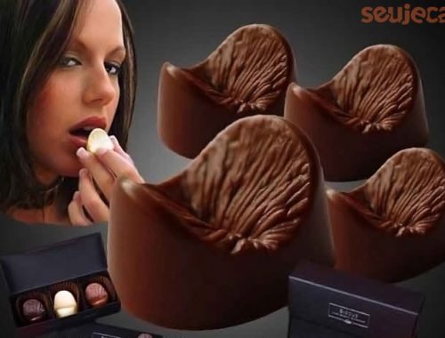 chocolate em forma de anus